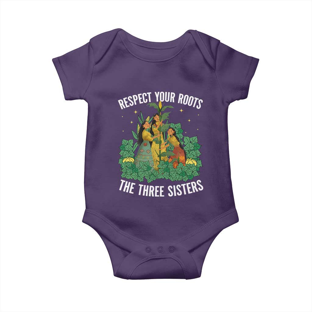 Three Sisters Respect Your Roots Baby Onesie Native American Heritage History Month - Wonder Print Shop