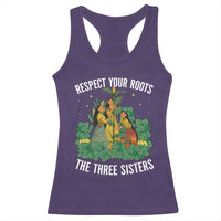 Three Sisters Respect Your Roots Racerback Tank Top Native American Heritage History Month - Wonder Print Shop