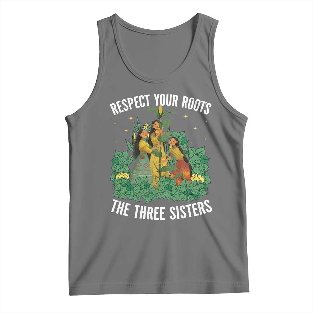 Three Sisters Respect Your Roots Tank Top Native American Heritage History Month - Wonder Print Shop