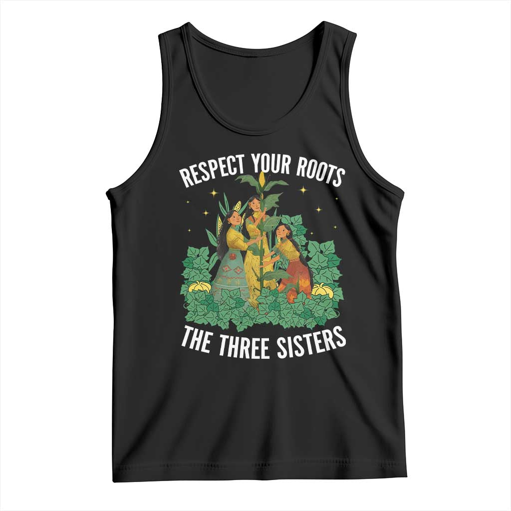 Three Sisters Respect Your Roots Tank Top Native American Heritage History Month - Wonder Print Shop