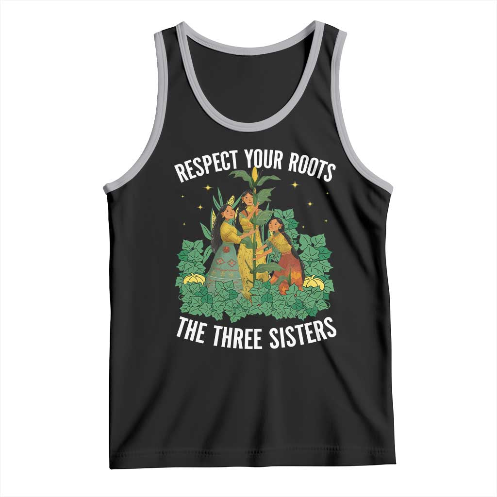 Three Sisters Respect Your Roots Tank Top Native American Heritage History Month - Wonder Print Shop