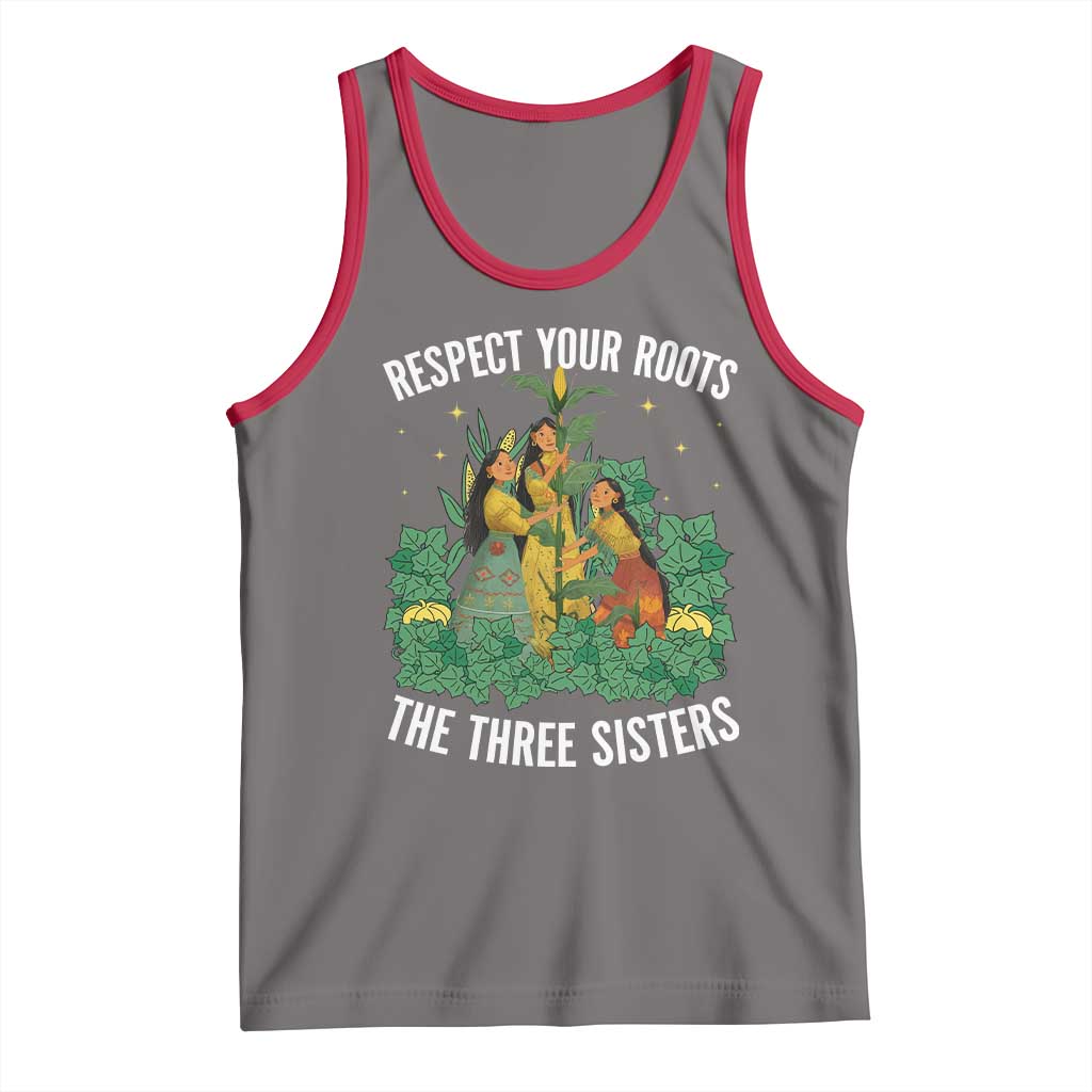 Three Sisters Respect Your Roots Tank Top Native American Heritage History Month - Wonder Print Shop