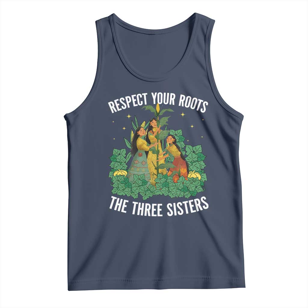 Three Sisters Respect Your Roots Tank Top Native American Heritage History Month - Wonder Print Shop