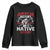 American History Begins With Native History Youth Sweatshirt Native American Indigenous Indian Warrior - Wonder Print Shop