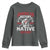 American History Begins With Native History Youth Sweatshirt Native American Indigenous Indian Warrior - Wonder Print Shop