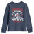 American History Begins With Native History Youth Sweatshirt Native American Indigenous Indian Warrior - Wonder Print Shop