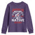 American History Begins With Native History Youth Sweatshirt Native American Indigenous Indian Warrior - Wonder Print Shop