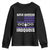 Native American Iroquois Youth Sweatshirt Haudenosaunee Nation Vintage USA Flag - Wonder Print Shop