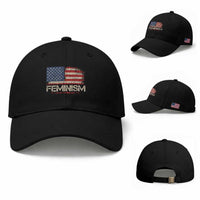 Feminism Feminist American Flag Baseball Cap Patriotic Womens Rights