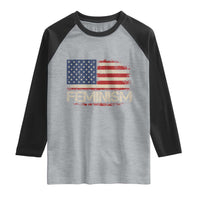 Feminism Feminist American Flag Raglan Shirt Patriotic Womens Rights