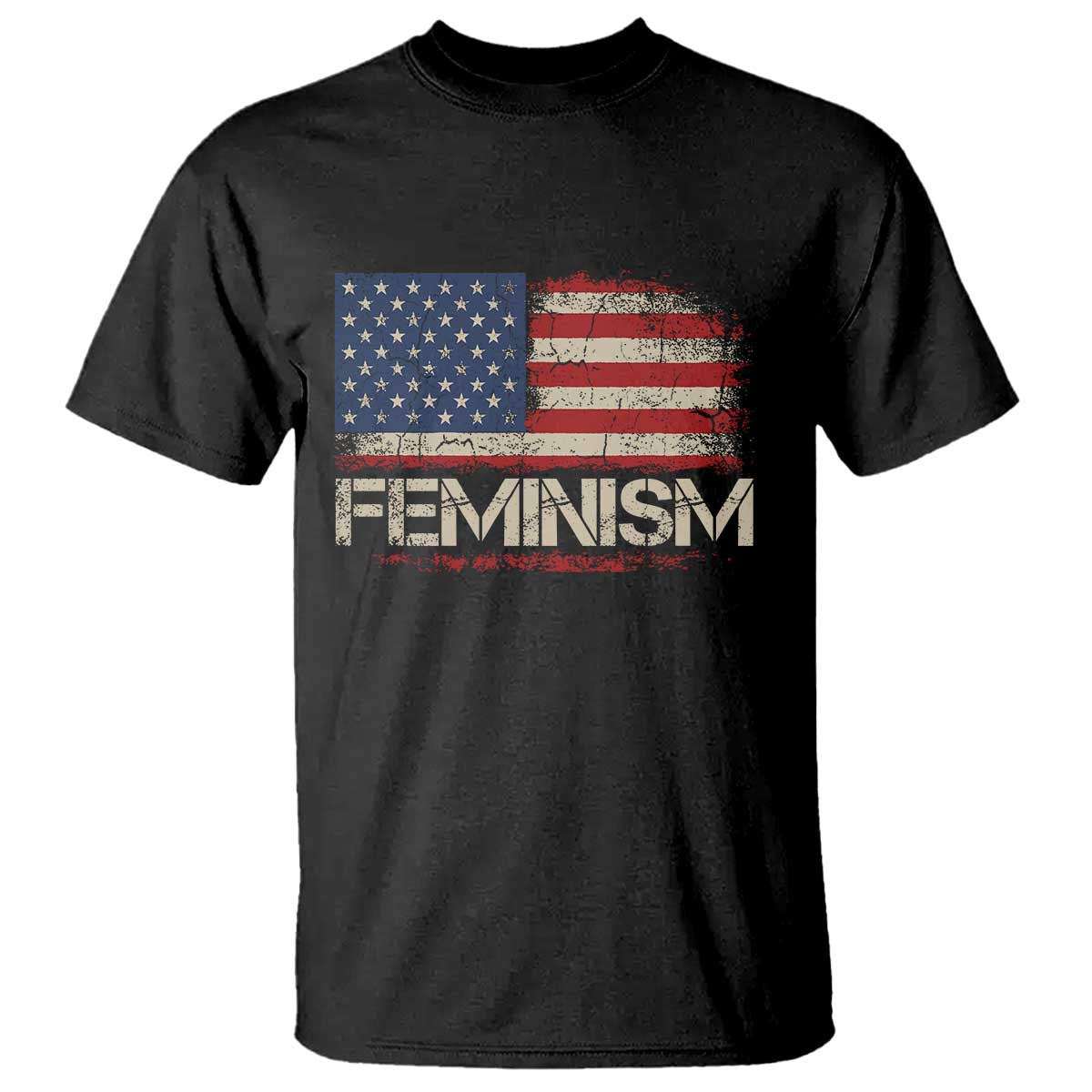 Feminism Feminist American Flag T Shirt Patriotic Womens Rights