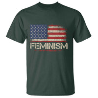 Feminism Feminist American Flag T Shirt Patriotic Womens Rights