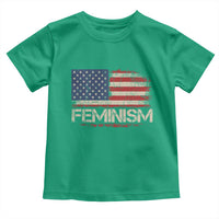 Feminism Feminist American Flag Toddler T Shirt Patriotic Womens Rights