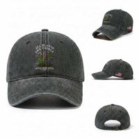 All Plants Are Edible Some Only Once Washed Cotton Baseball Cap Funny Botanical Gardener
