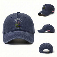 All Plants Are Edible Some Only Once Washed Cotton Baseball Cap Funny Botanical Gardener