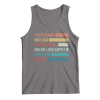 Funny Retired 2026 Tank Top A Wise Woman Once Said I'm Outta Here Retirement Gift