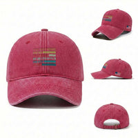 Funny Retired 2026 Washed Cotton Baseball Cap A Wise Woman Once Said I'm Outta Here Retirement Gift