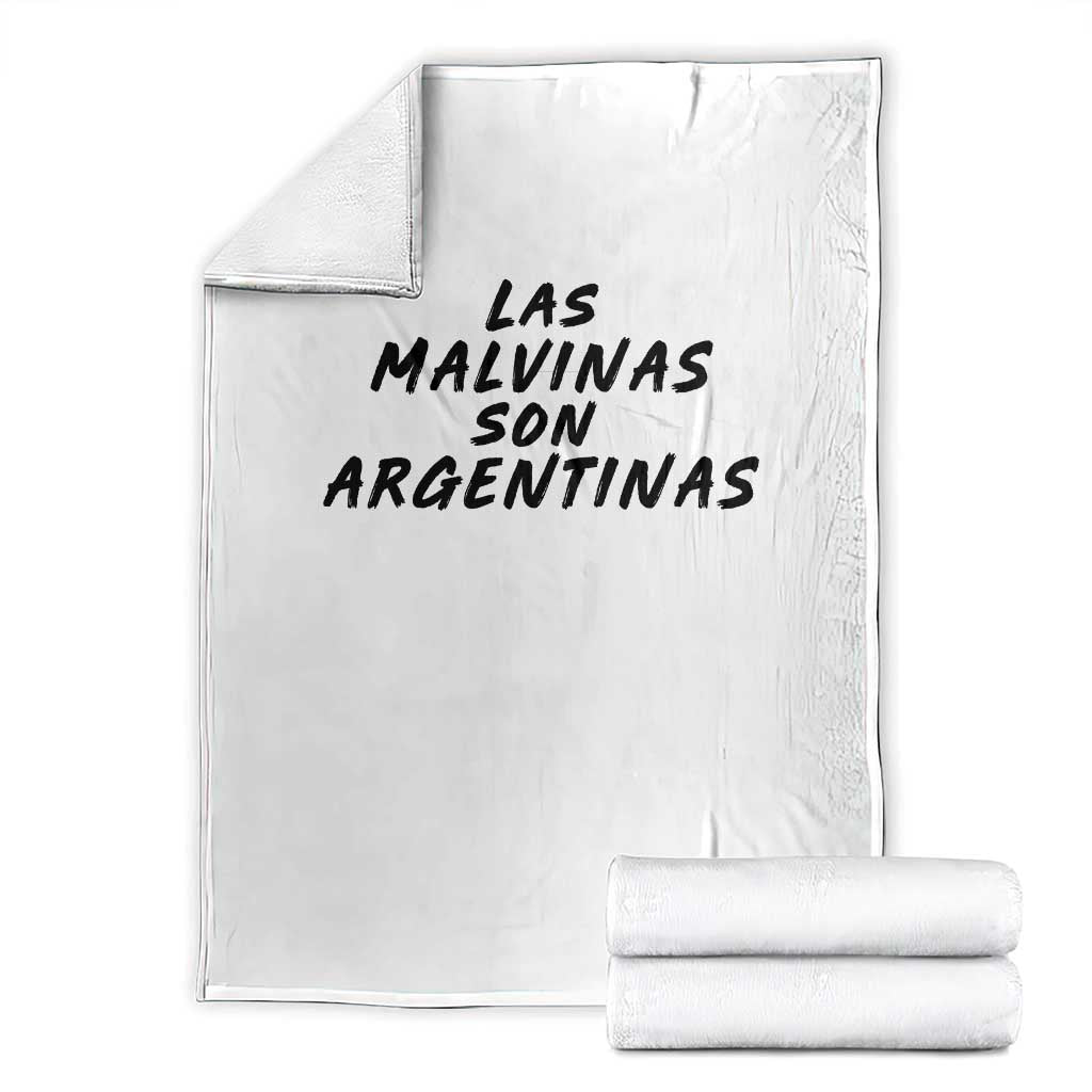 Las Malvinas Son Argentinas Throw Blanket Political Statement