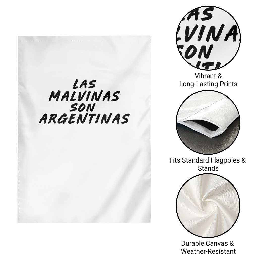 Las Malvinas Son Argentinas Garden Flag Political Statement