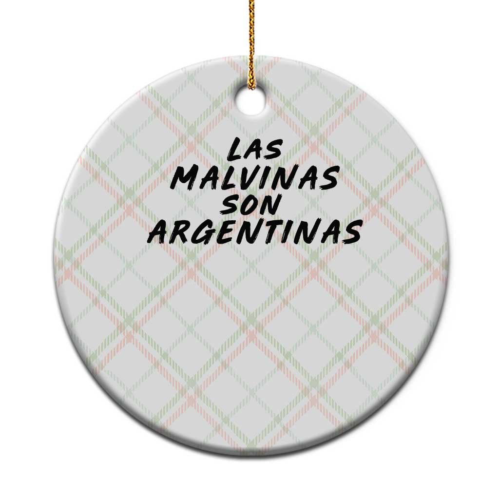 Las Malvinas Son Argentinas Ceramic Ornament Political Statement