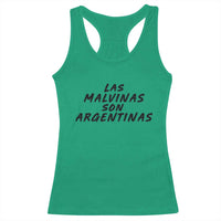 Las Malvinas Son Argentinas Racerback Tank Top Political Statement