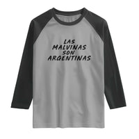 Las Malvinas Son Argentinas Raglan Shirt Political Statement