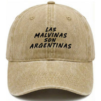 Las Malvinas Son Argentinas Washed Cotton Baseball Cap Political Statement