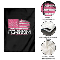 Feminism Feminist Pink American Flag Garden Flag Patriotic Womens Rights