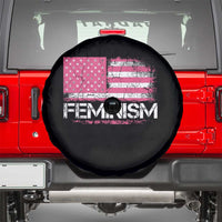 Feminism Feminist Pink American Flag Spare Tire Cover Patriotic Womens Rights