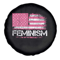 Feminism Feminist Pink American Flag Spare Tire Cover Patriotic Womens Rights