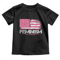Feminism Feminist Pink American Flag Toddler T Shirt Patriotic Womens Rights