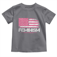 Feminism Feminist Pink American Flag Toddler T Shirt Patriotic Womens Rights