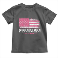 Feminism Feminist Pink American Flag Toddler T Shirt Patriotic Womens Rights