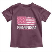 Feminism Feminist Pink American Flag Toddler T Shirt Patriotic Womens Rights