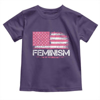Feminism Feminist Pink American Flag Toddler T Shirt Patriotic Womens Rights
