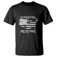 Harris Walz 2024 T Shirt The Prosecutor And The Coach Vintage American Flag - Wonder Print Shop