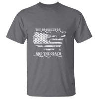Harris Walz 2024 T Shirt The Prosecutor And The Coach Vintage American Flag - Wonder Print Shop