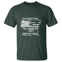 Harris Walz 2024 T Shirt The Prosecutor And The Coach Vintage American Flag - Wonder Print Shop
