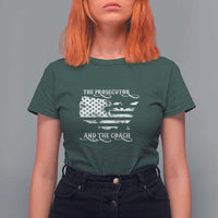 Harris Walz 2024 T Shirt For Women The Prosecutor And The Coach Vintage American Flag - Wonder Print Shop