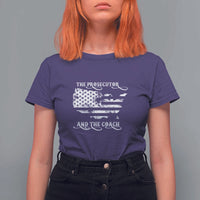 Harris Walz 2024 T Shirt For Women The Prosecutor And The Coach Vintage American Flag - Wonder Print Shop