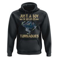 Tornado Chaser Hoodie Just A Boy Who Loves Tornadoes Storm Thunder