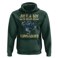 Tornado Chaser Hoodie Just A Boy Who Loves Tornadoes Storm Thunder