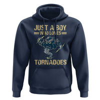 Tornado Chaser Hoodie Just A Boy Who Loves Tornadoes Storm Thunder