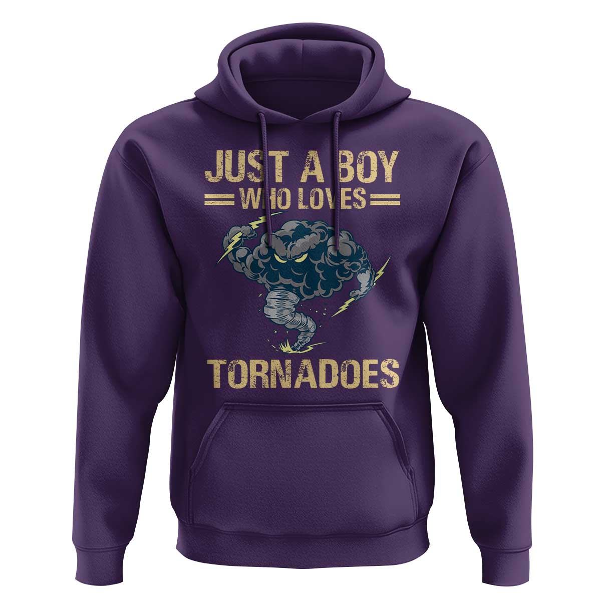 Tornado Chaser Hoodie Just A Boy Who Loves Tornadoes Storm Thunder