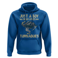 Tornado Chaser Hoodie Just A Boy Who Loves Tornadoes Storm Thunder