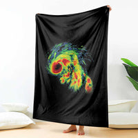 Hurricane Helene Throw Blanket Meteorologist Weather Radar Image Storm Chasing - Wonder Print Shop
