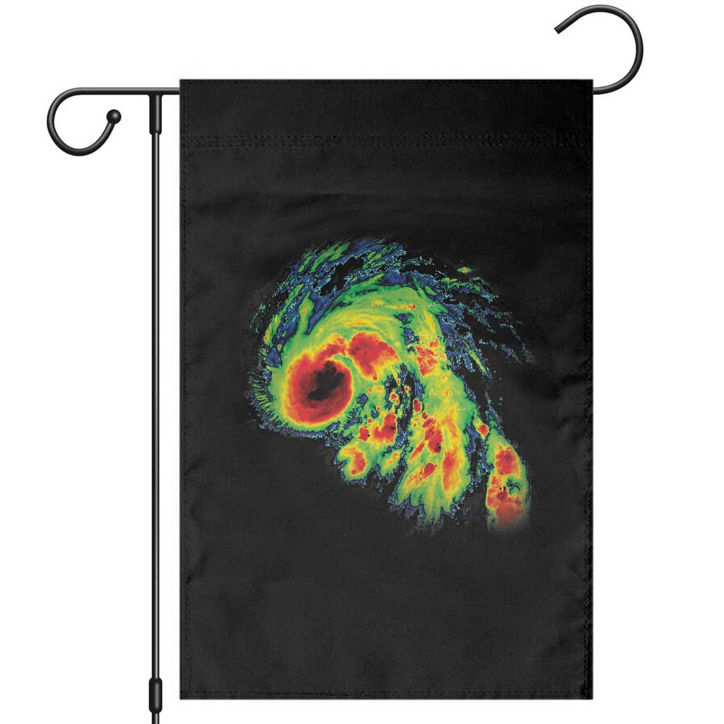 Hurricane Helene Garden Flag Meteorologist Weather Radar Image Storm Chasing - Wonder Print Shop
