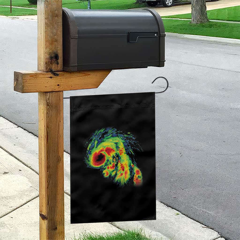 Hurricane Helene Garden Flag Meteorologist Weather Radar Image Storm Chasing - Wonder Print Shop