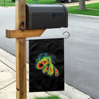 Hurricane Helene Garden Flag Meteorologist Weather Radar Image Storm Chasing - Wonder Print Shop