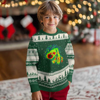 Hurricane Helene Ugly Christmas Sweater Meteorologist Weather Radar Image Storm Chasing - Wonder Print Shop